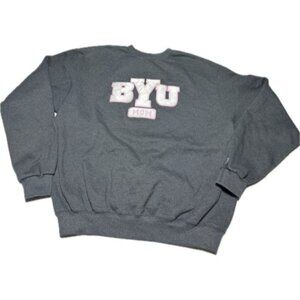 BYU Brigham Young University BYU MOM Sweatshirt Gift Champion LARGE